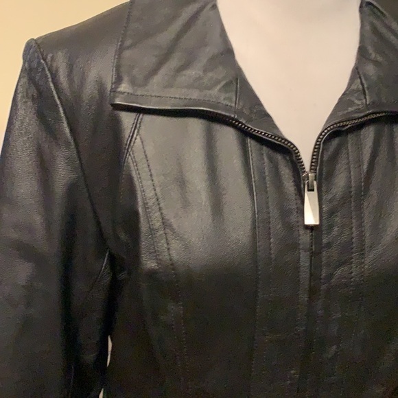 La Nouvelle Renaissance genuine leather jacket, black, new without tags - Picture 2 of 12